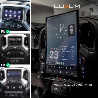 17" CHEVROLET SILVERADO / SIERRA / DENALI (2019-2026) LUXUM Screen