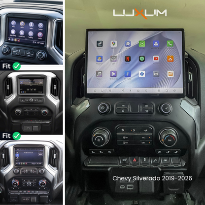 13" CHEVROLET SILVERADO / SIERRA / DENALI (2019-2026) LUXUM Screen