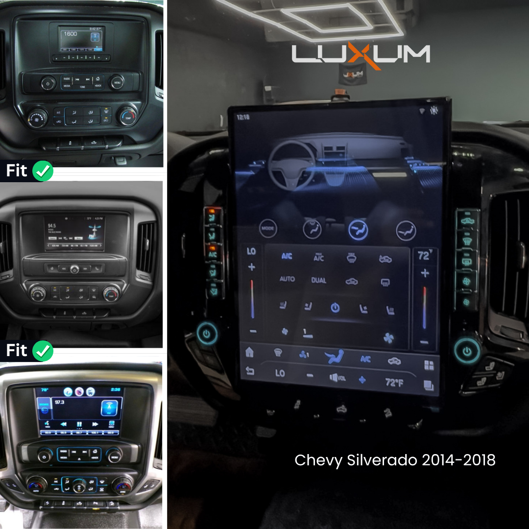 15,6" LUXUM Screen for CHEVROLET SILVERADO (2014-2019)