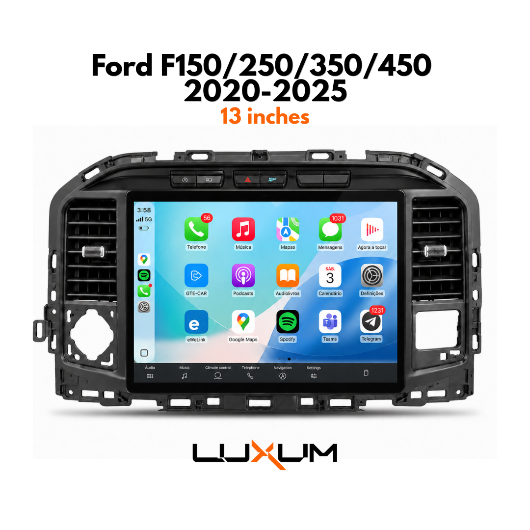 13" FORD F150 / 250 / 350 / 450 (2020-2025) LUXUM Screen
