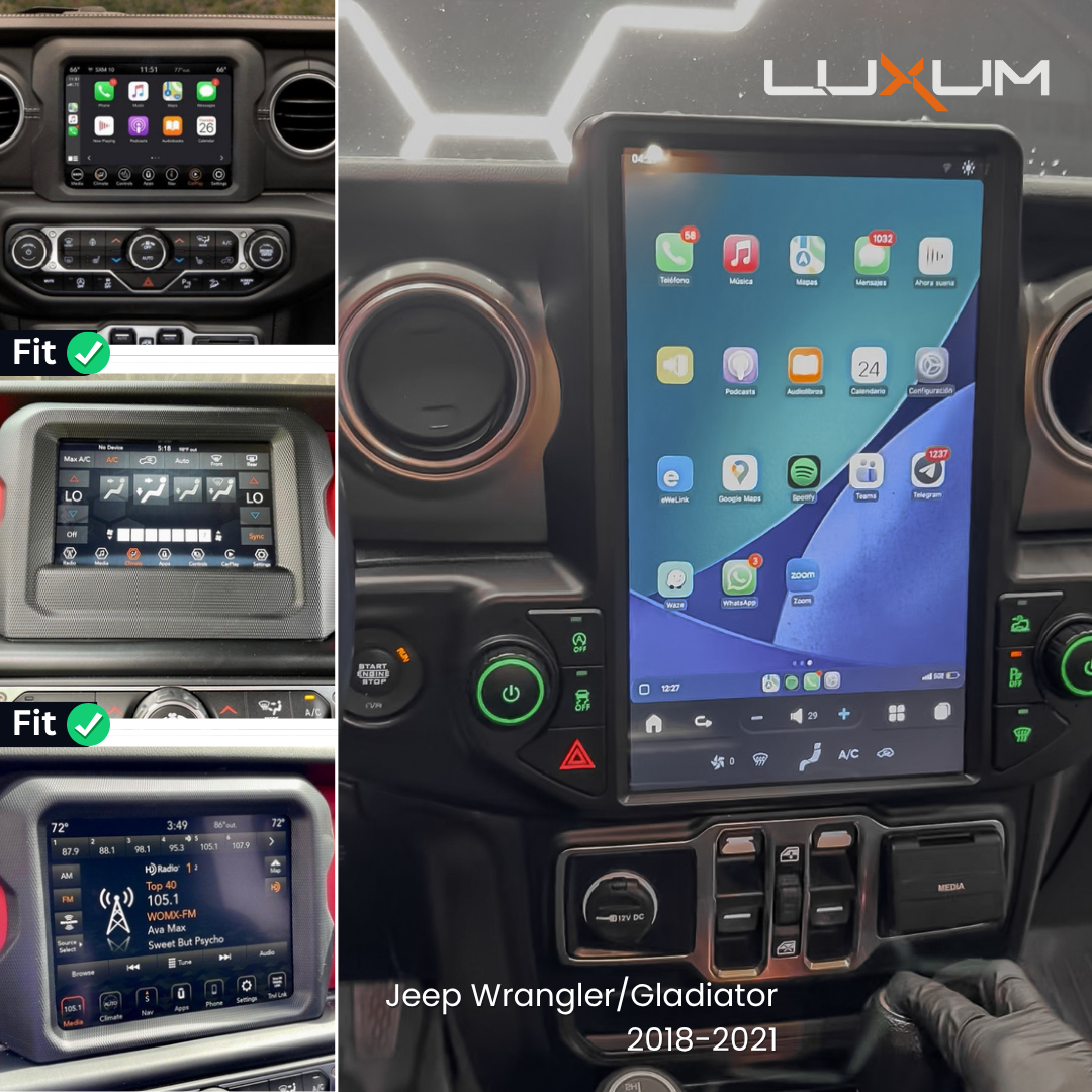 14,5" JEEP WRANGLER (2018-2021) LUXUM Screen